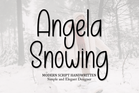 Angela Snowing: The Quirky Font for Bold Branding