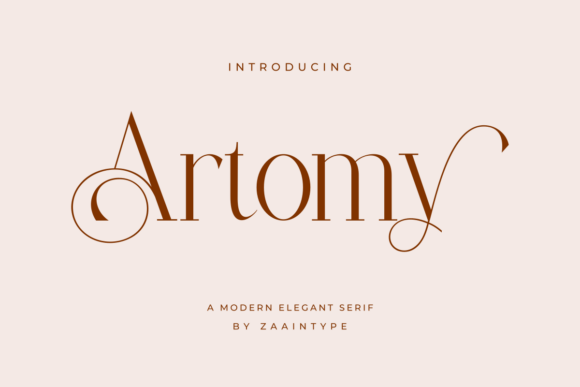 Artomy: A Dynamic Display Font for Future-Focused Brands