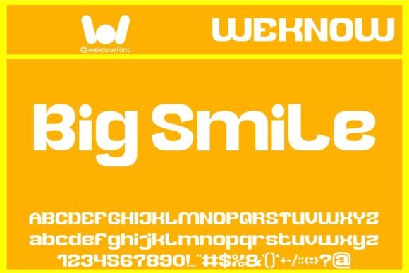 Big Smile: Your Go-To Sans Serif for Bold Branding