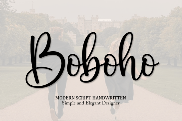 Boboho: The Free-Spirited Script Font for Bold Branding
