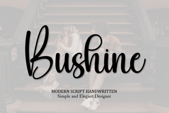 Bushine: A Handwritten Font That Feels Like a Conversation