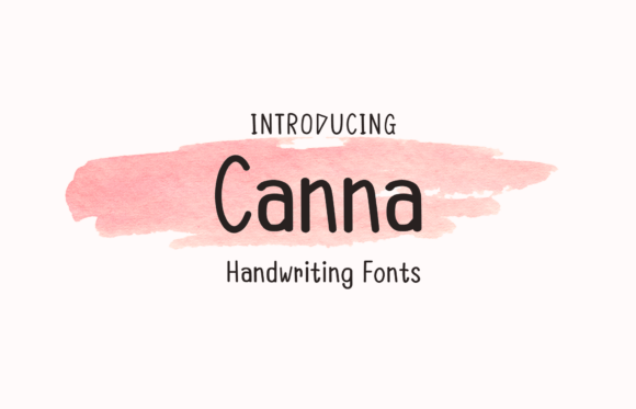 Canna: A Sweet Handwritten Font for Friendly Projects