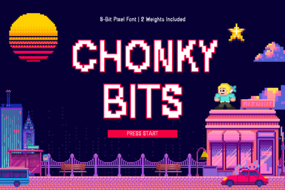 Chonky Bits: The Pixel Font That Packs a Punch