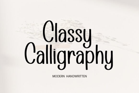 Classy Calligraphy: A Free-Spirited Script for Modern Branding