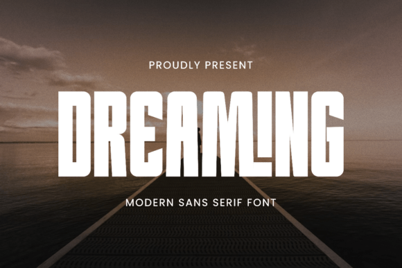 Dreaming: A Futuristic Display Font for Bold Projects