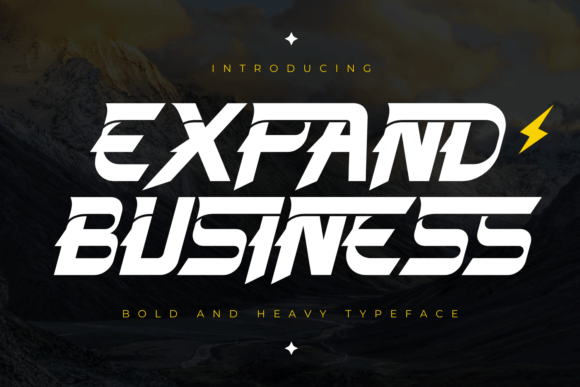 Expand Business: The Sports Display Font for a Digital Edge