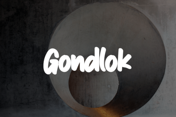 Gondlok: The Display Typeface for Modern Branding