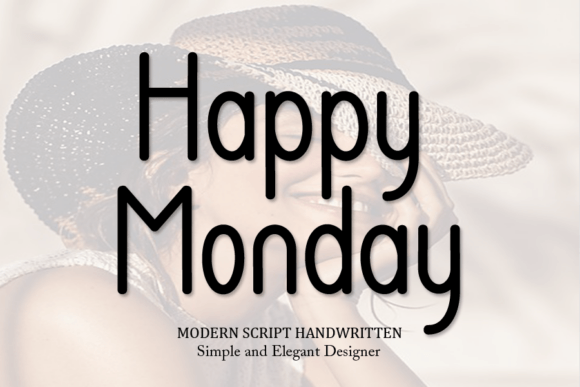 Happy Monday: A Handwritten Script for Authentic Design