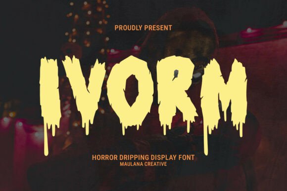 Ivorm: A Horror Display Font That Drips with Character