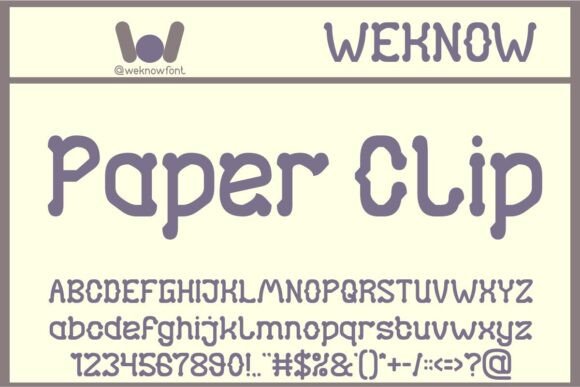 Paper Clip: A Typeface for Bold, Retro-Modern Branding