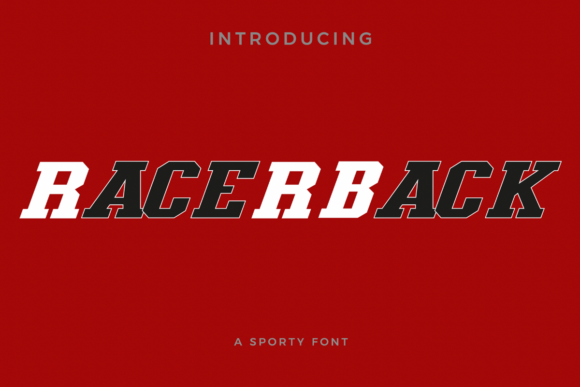 Racerback: Capturing Athletic Spirit in Modern Typography