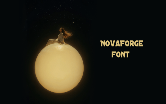 Step Into the Future with Nova Forge: A Typeface Forged in the Stars