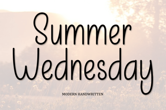 Summer Wednesday: The Handwritten Script for Authentic Branding